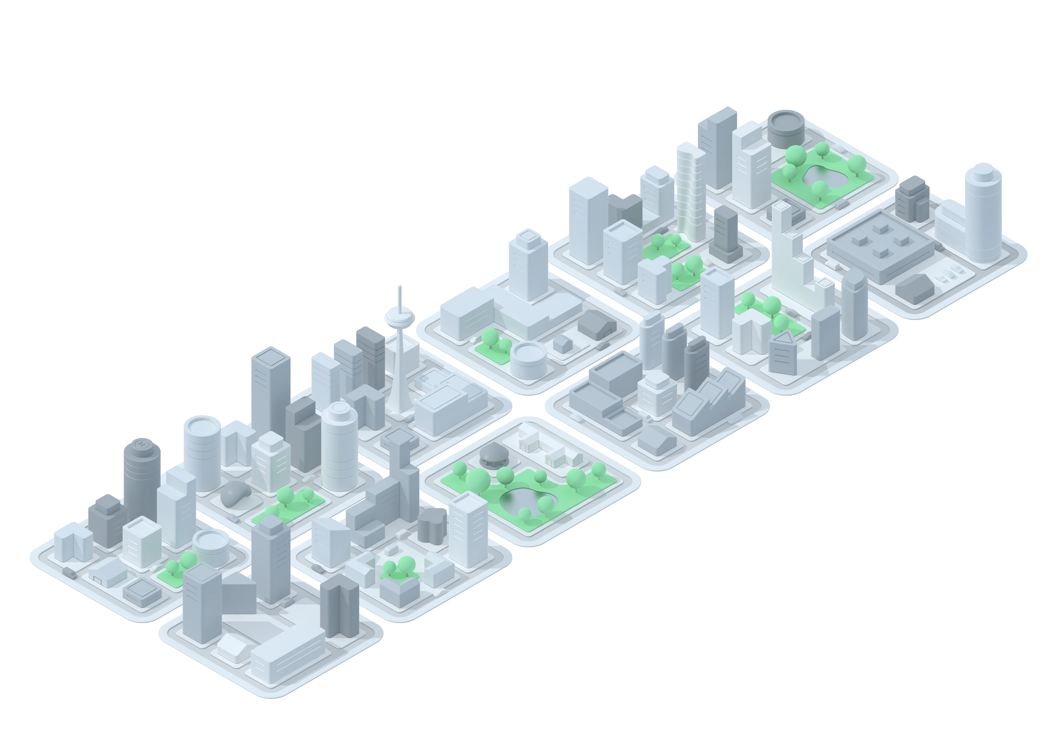 city blocks